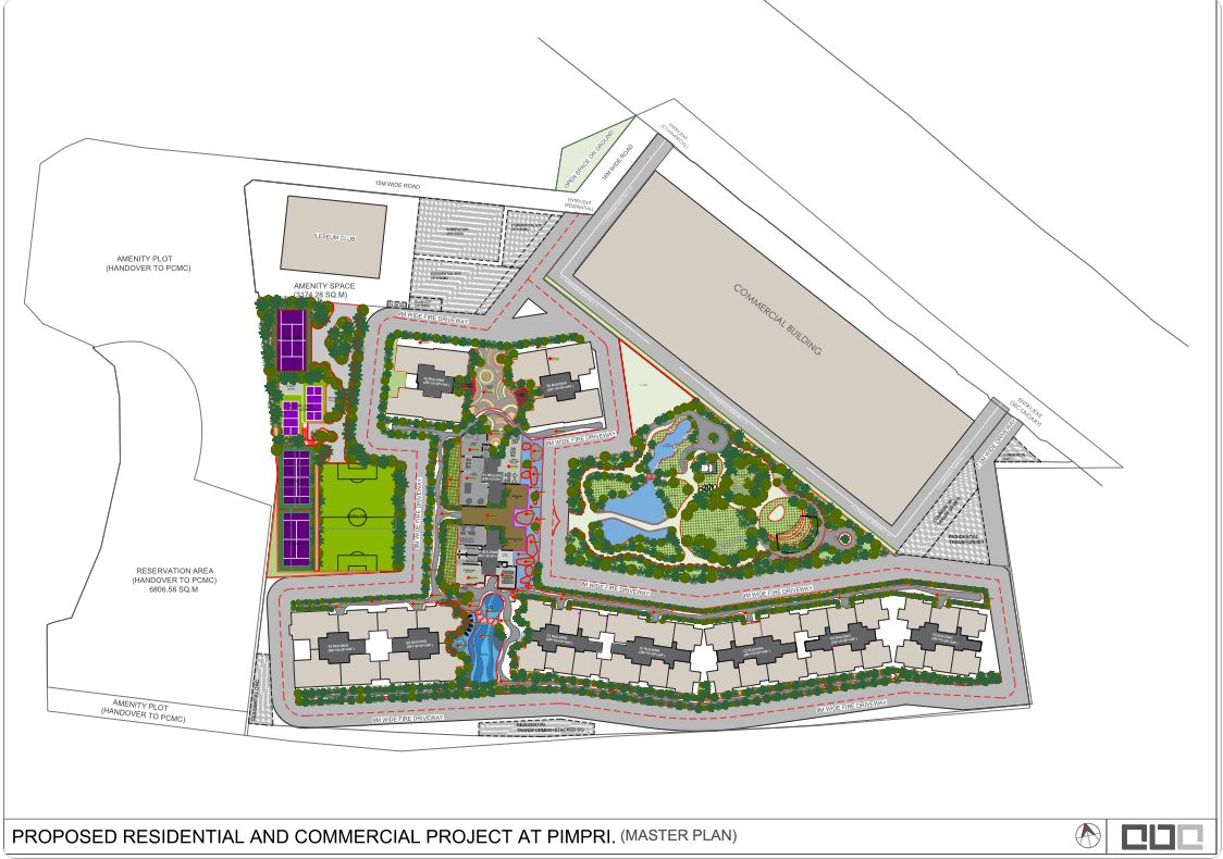 The Arena Pimpri detailed master plan, 11 towers